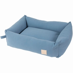FuzzYard Life Lounge Dog Bed (French Blue) orthopedic dog bed,large dog bed,washable dog bed