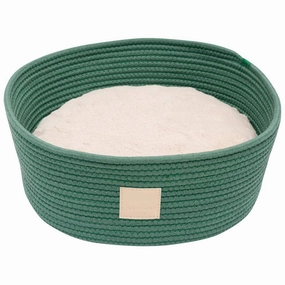 FuzzYard Life Rope Basket Pet Bed (Myrtle Green) orthopedic dog bed,large dog bed,washable dog bed