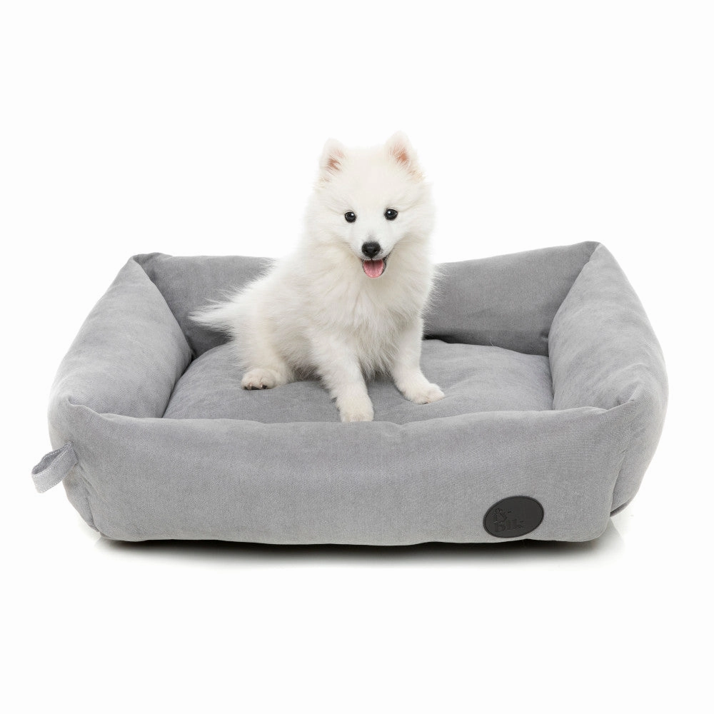 FuzzYard Lounge Dog Bed (Stone Grey)