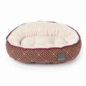 FuzzYard Reversible Dog Bed (Barcelona Maroon) orthopedic dog bed,large dog bed,washable dog bed