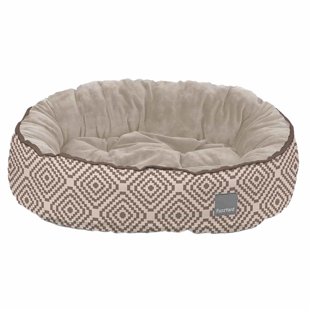 FuzzYard Reversible Dog Bed (Malta Mocha) orthopedic dog bed,large dog bed,washable dog bed