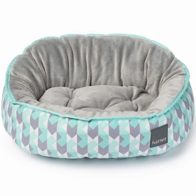 FuzzYard Reversible Dog Bed (Mint Fizz) orthopedic dog bed,large dog bed,washable dog bed