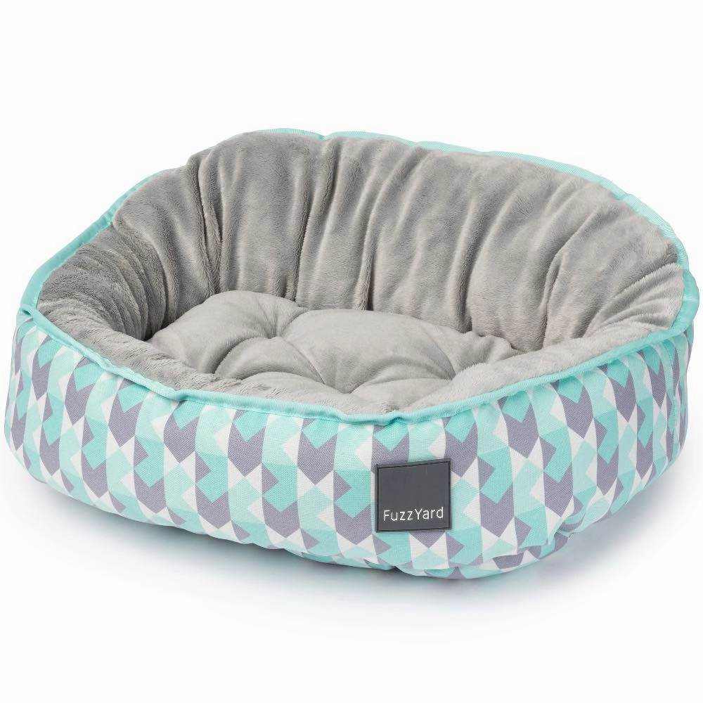 FuzzYard Reversible Dog Bed (Mint Fizz)