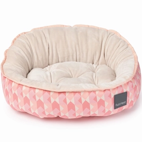 FuzzYard Reversible Dog Bed (Pink Lemonade) orthopedic dog bed,large dog bed,washable dog bed