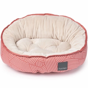 FuzzYard Reversible Dog Bed (Thornbury Brick Red) orthopedic dog bed,large dog bed,washable dog bed