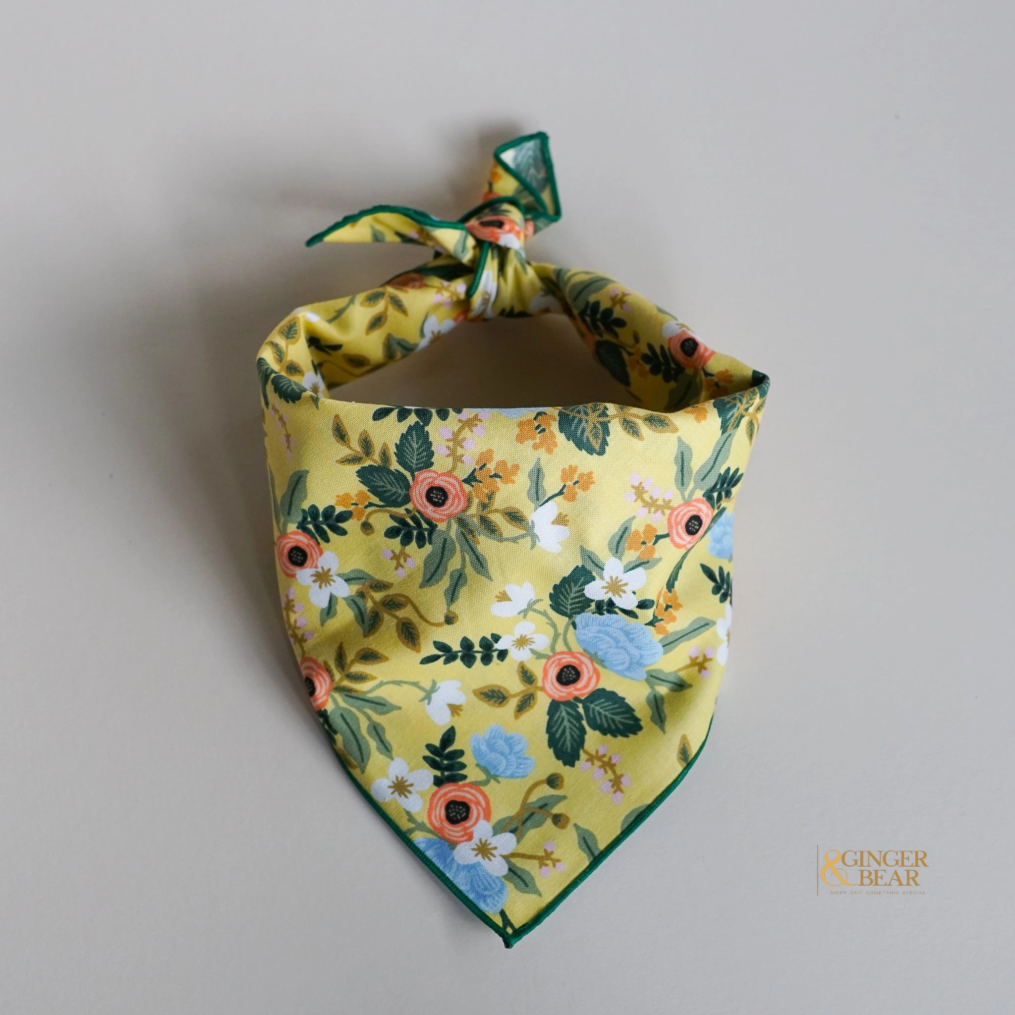 Garden Party Lemon, Dog Bandana performance harness,agility dog vest,athletic dog gear
