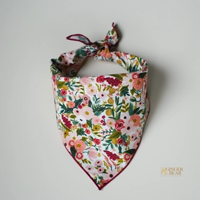 Garden Party Rose, Dog Bandana performance harness,agility dog vest,athletic dog gear