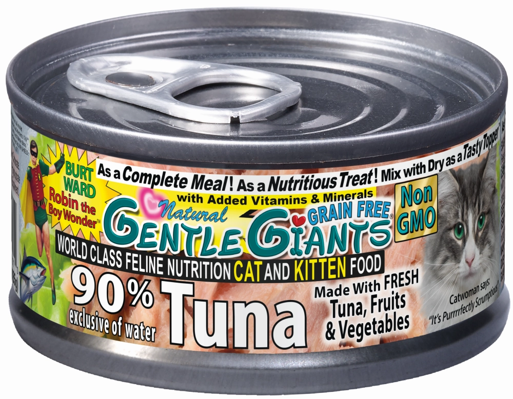 Gentle Giants Natural Non-GMO Tuna Cat & Kitten Can Food cat toys and food,complete cat care,all in one cat kit