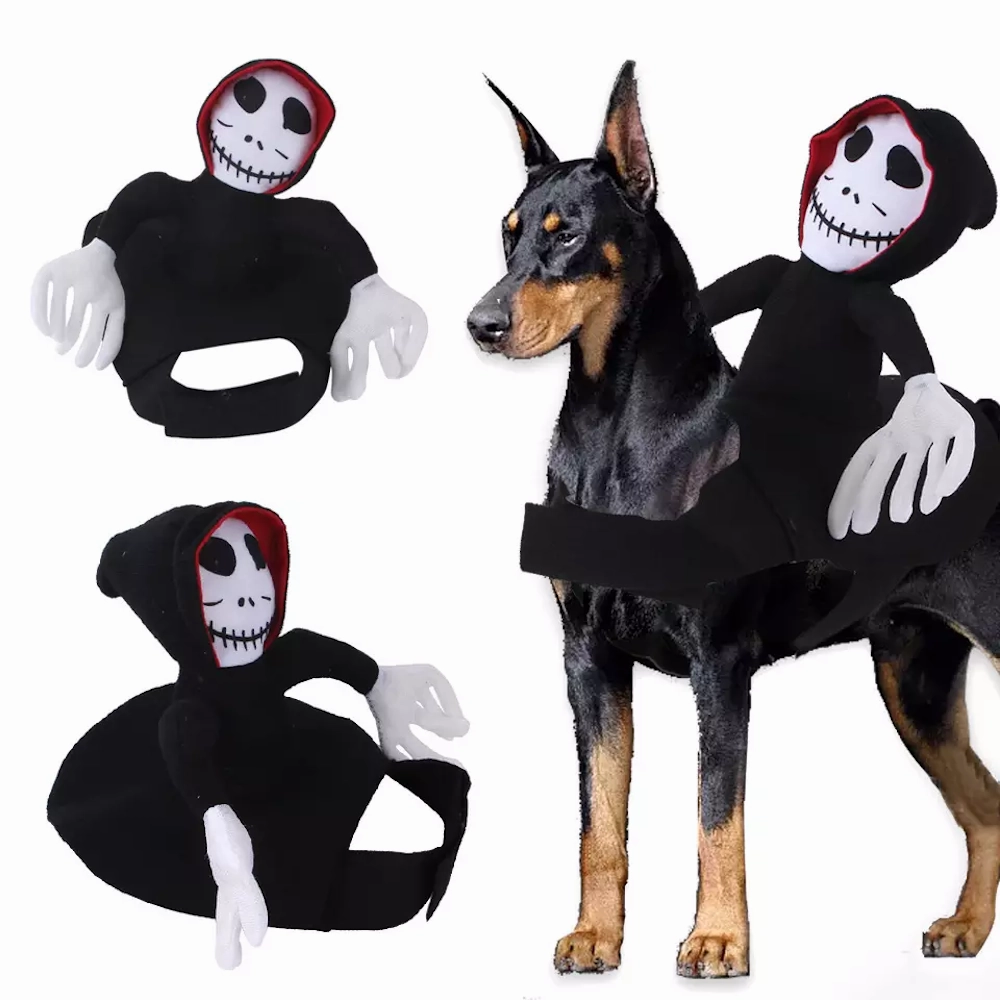 Ghoul Ride-On Dog Costume english tack set,horse saddle gear,equestrian supplies