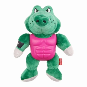 Gigwi I'm Hero Armor Alligator TPR / Plush with Squeaker durable dog toy,rope chew toy,interactive dog toy