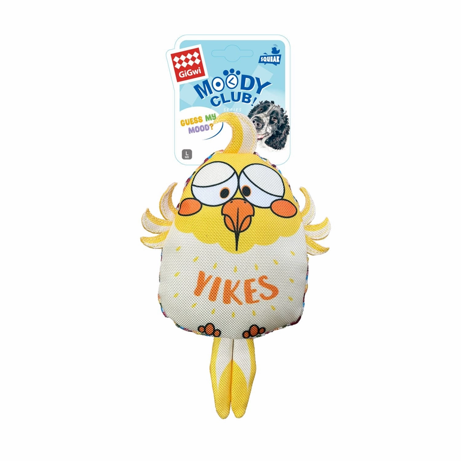 GiGwi Moody Club Bird  Large durable dog toy,rope chew toy,interactive dog toy