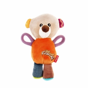 Gigwi Plush Friendz Squeaker Dog Toy Bear durable dog toy,rope chew toy,interactive dog toy