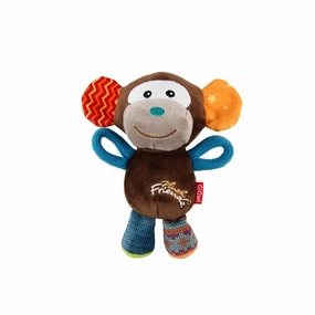 GiGwi Plush Friendz Squeaker Dog Toy Monkey durable dog toy,rope chew toy,interactive dog toy