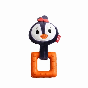 GiGwi Suppa Puppa Penguin with Squeaker inside  Plush/TPR (Extra Small) durable dog toy,rope chew toy,interactive dog toy