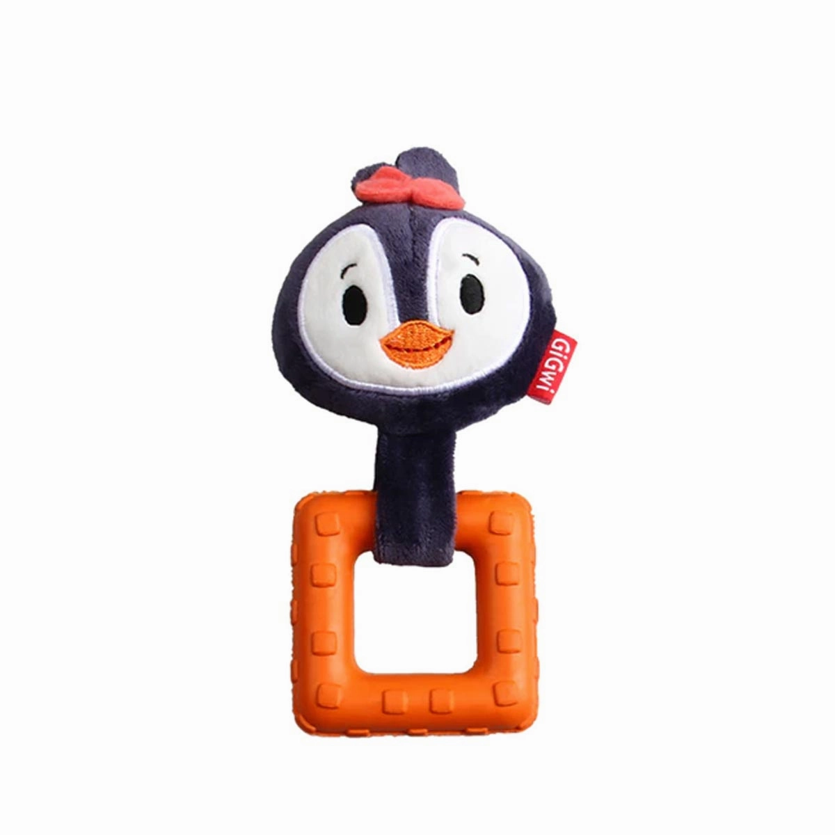 GiGwi Suppa Puppa Penguin with Squeaker inside  Plush/TPR (Extra Small) durable dog toy,rope chew toy,interactive dog toy