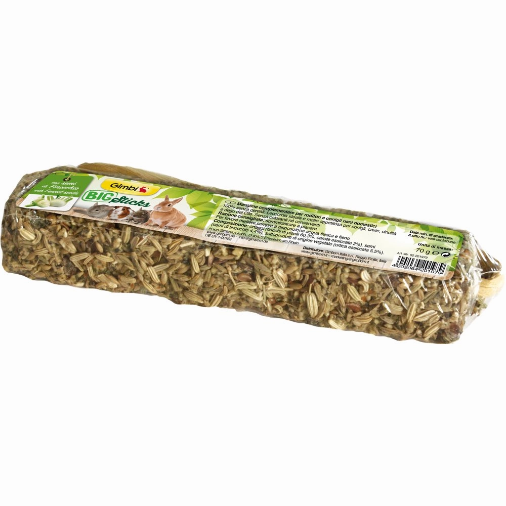 Gimbi Big Stick With Fennel Seeds Treat For Small Animals 70g parrot cage,small bird perch,exotic pet bird