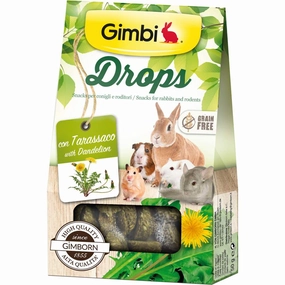Gimbi Drops With Dandelion Treats For Small Animals 50g parrot cage,small bird perch,exotic pet bird