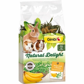 Gimbi Natural Delight Green Oats & Banana Treats For Small Animals 100g parrot cage,small bird perch,exotic pet bird