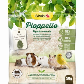 Gimbi Pioppetto Nesting Material For Small Animals 50g rabbit habitat,small animal tunnel,bunny supplies