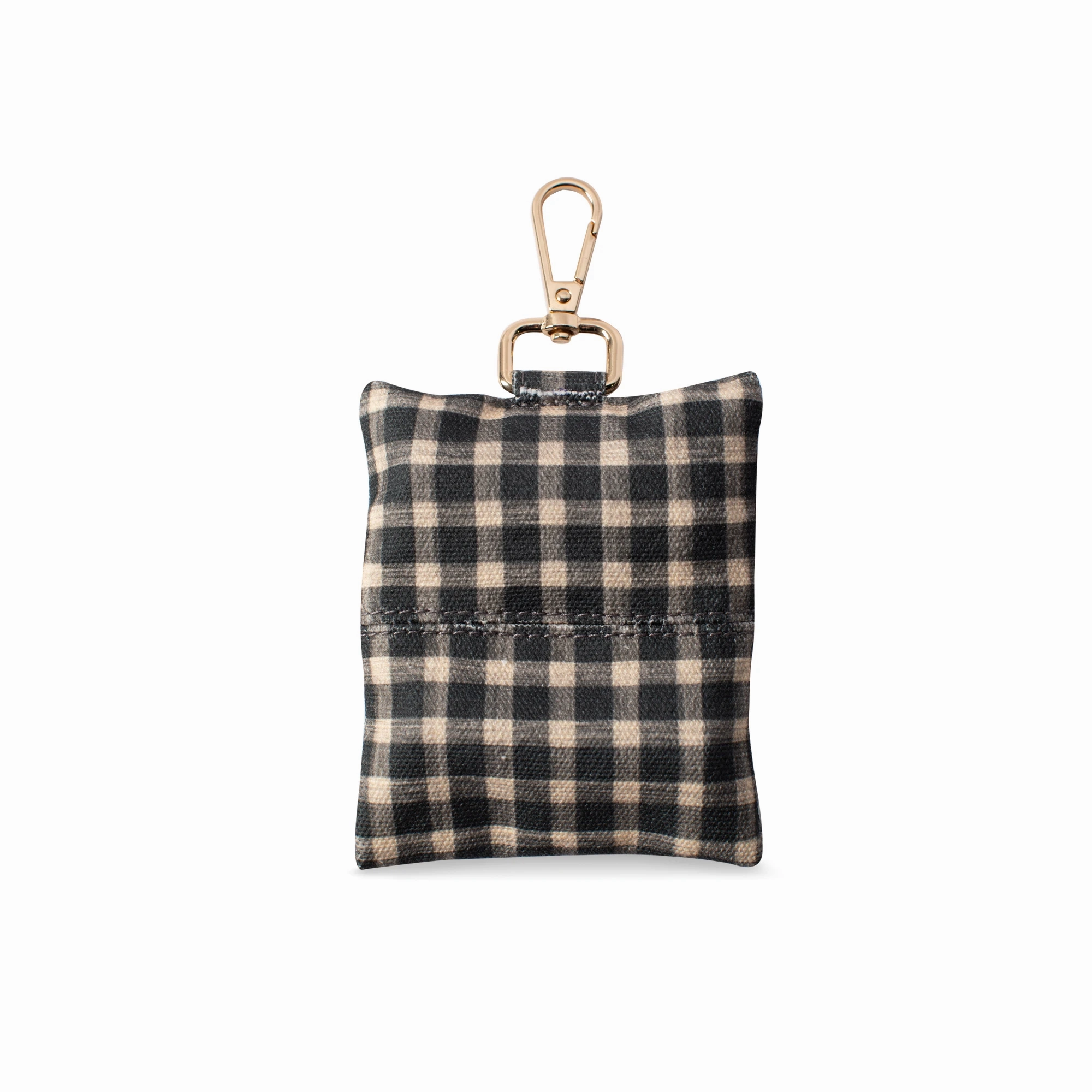 Gingham Canvas Dog Waste Bag Dispenser dog business cards,pet business supplies,doggie storefront