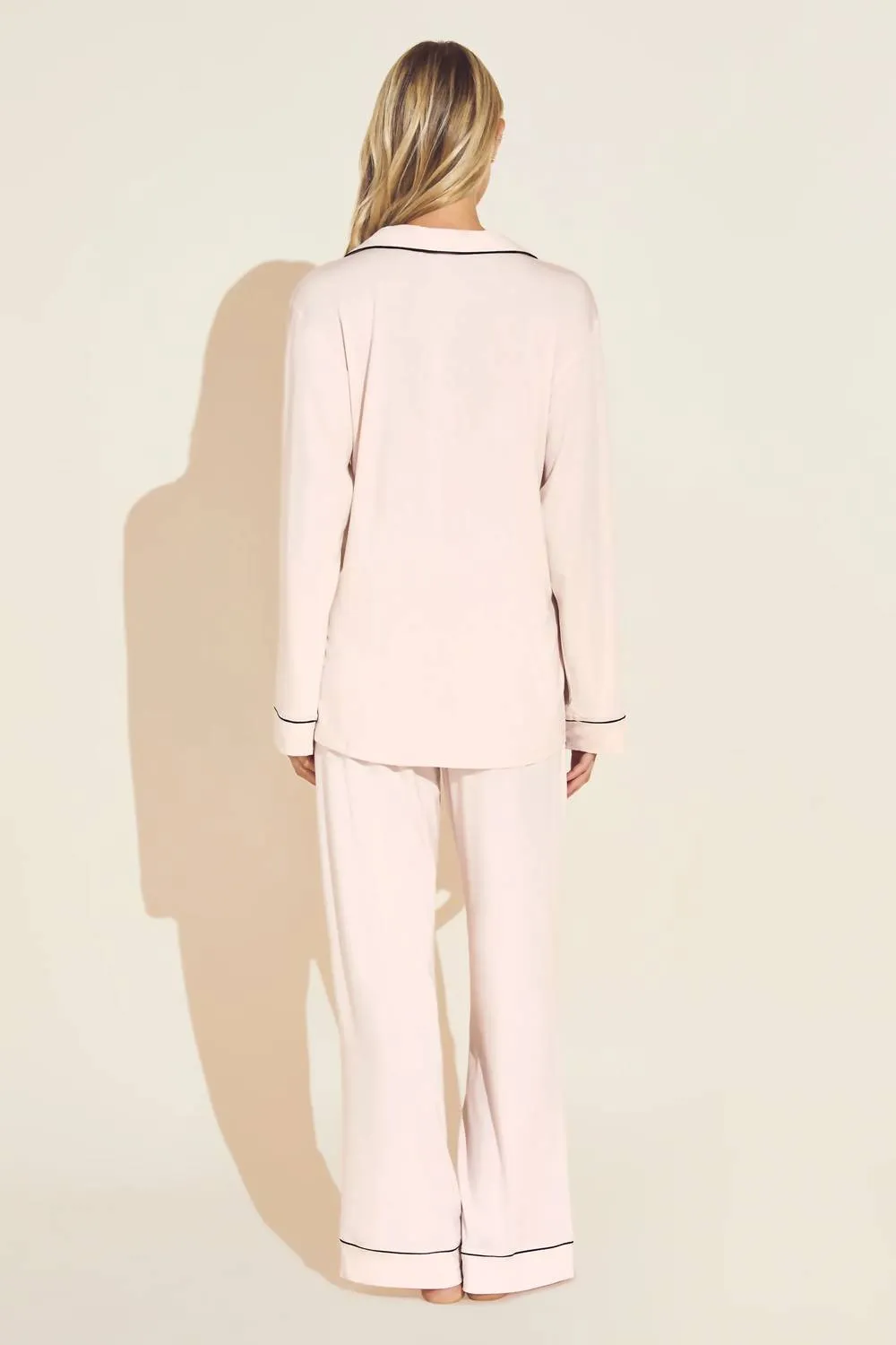 Gisele Long Pj Set In Sorbet Pink