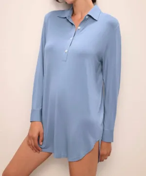 Gisele Sleepshirt In Wedgewood Blue