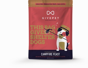 GivePet Biscuit Dog Treats - Grain-Free Campfire Feast 12oz Bag dog biscuit treats,crunchy dog snacks,dog cookies