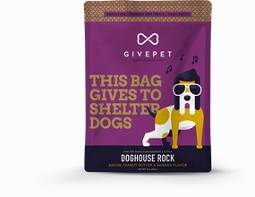 GivePet Biscuit Dog Treats - Grain-Free Doghouse Rock 12oz Bag dog biscuit treats,crunchy dog snacks,dog cookies