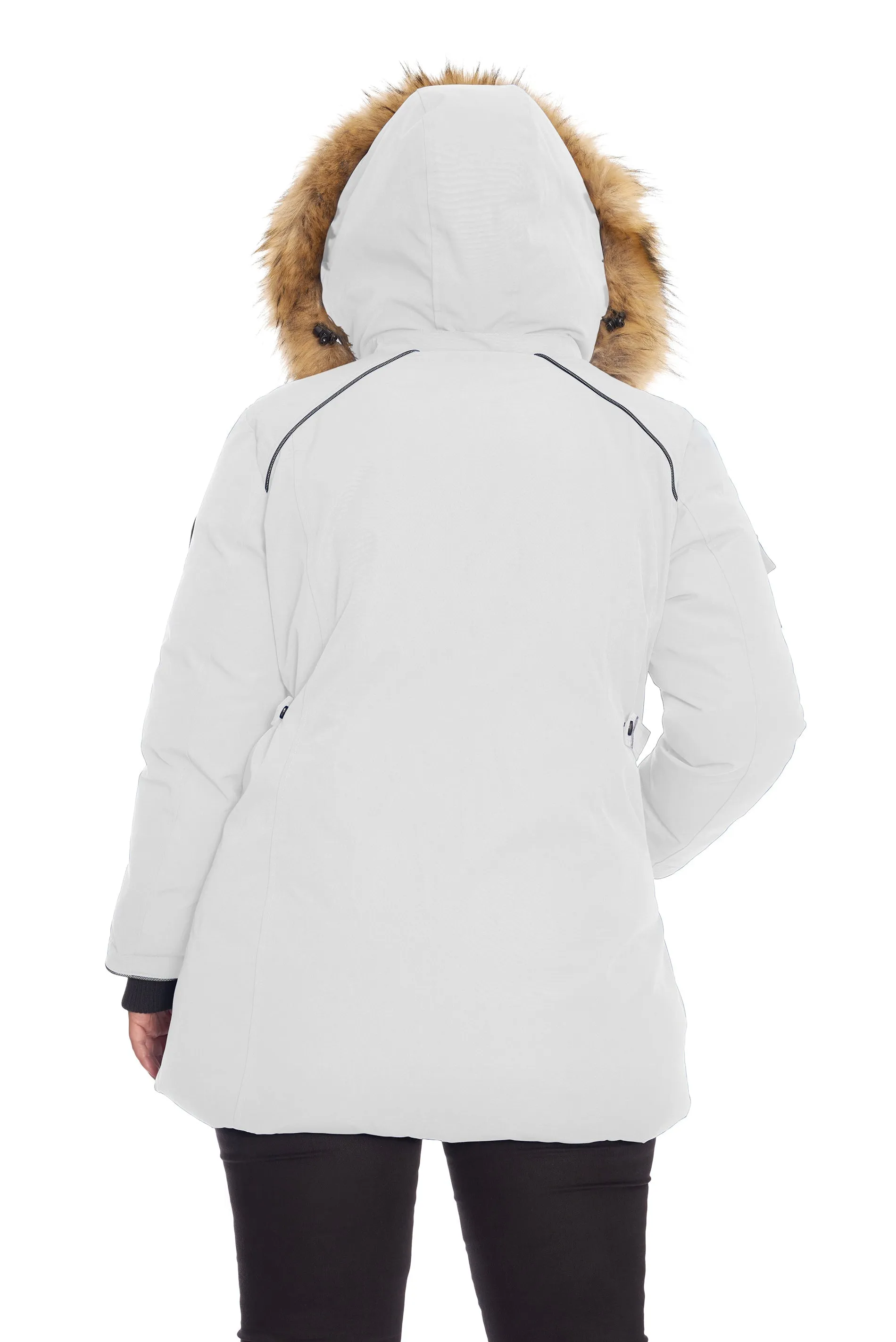 GLACIER PLUS | WOMEN'S VEGAN DOWN (RECYCLED) PARKA (PLUS SIZE)
