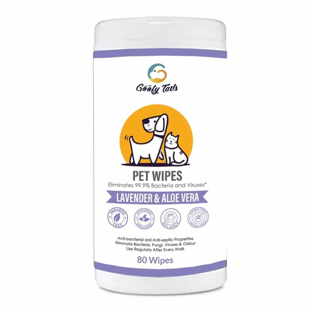 Goofy Tails Wipes for Dogs and Cats cat odor eliminator,cat cleaner spray,cat deodorizer