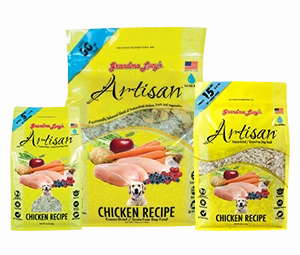 Grandma Lucy's Artisan - Chicken frozen pet food,frozen raw meals,dog frozen nuggets