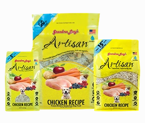 Grandma Lucy's Artisan - Chicken frozen pet food,frozen raw meals,dog frozen nuggets