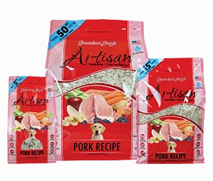 Grandma Lucy's Artisan - Pork frozen pet food,frozen raw meals,dog frozen nuggets