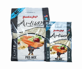 Grandma Lucy's Artisan - Pre-Mix frozen pet food,frozen raw meals,dog frozen nuggets