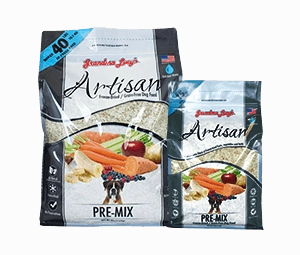 Grandma Lucy's Artisan - Pre-Mix frozen pet food,frozen raw meals,dog frozen nuggets