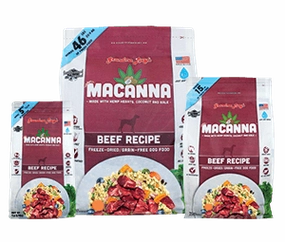 Grandma Lucy's Macanna - Beef frozen pet food,frozen raw meals,dog frozen nuggets