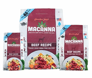 Grandma Lucy's Macanna - Beef frozen pet food,frozen raw meals,dog frozen nuggets