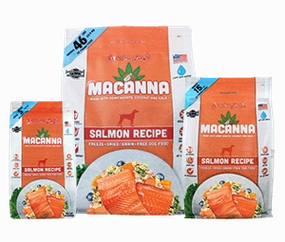 Grandma Lucy's Macanna - Salmon frozen pet food,frozen raw meals,dog frozen nuggets
