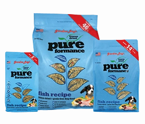 Grandma Lucy's Pureformance - Fish frozen pet food,frozen raw meals,dog frozen nuggets