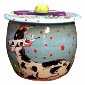 Great Dane 1 Dog Treat Jar pet apparel,dog hoodie,fashionable pet wear