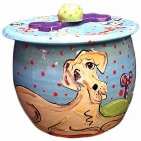 Great Dane 2 Dog Treat Jar pet apparel,dog hoodie,fashionable pet wear