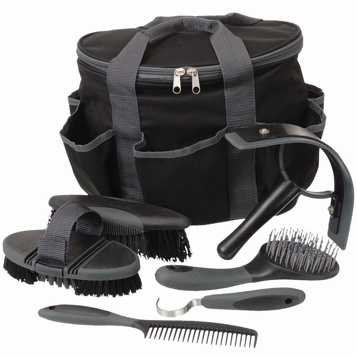 Great Grips 6 Piece Horse Grooming Kit with Bag grooming scissors,grooming tool kit,clipper for pets