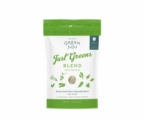Green Juju Freeze-Dried Just Greens Blend with Nettles puppy food,chew toy for puppies,small dog treats