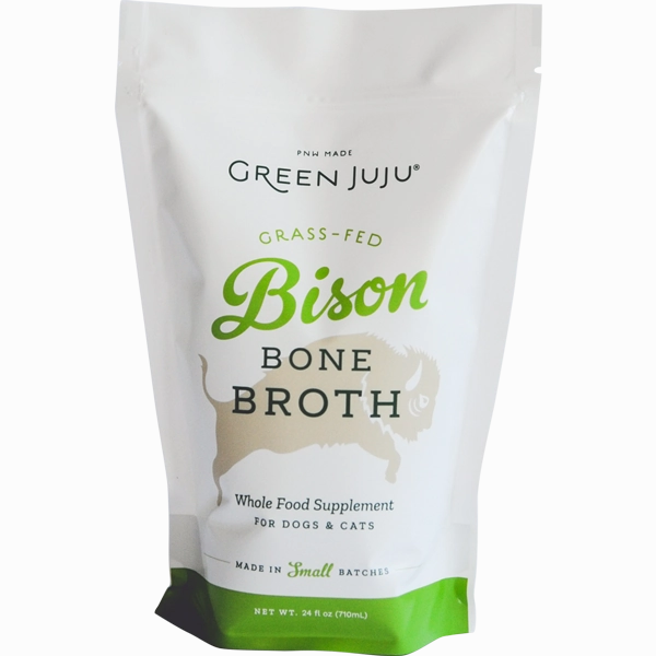 Green Juju Frozen Bone Broth Bison 20oz puppy food,chew toy for puppies,small dog treats