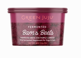 Green Juju Frozen Fermented Blends - Bam's Beets & Cabbage 6oz Tub puppy food,chew toy for puppies,small dog treats