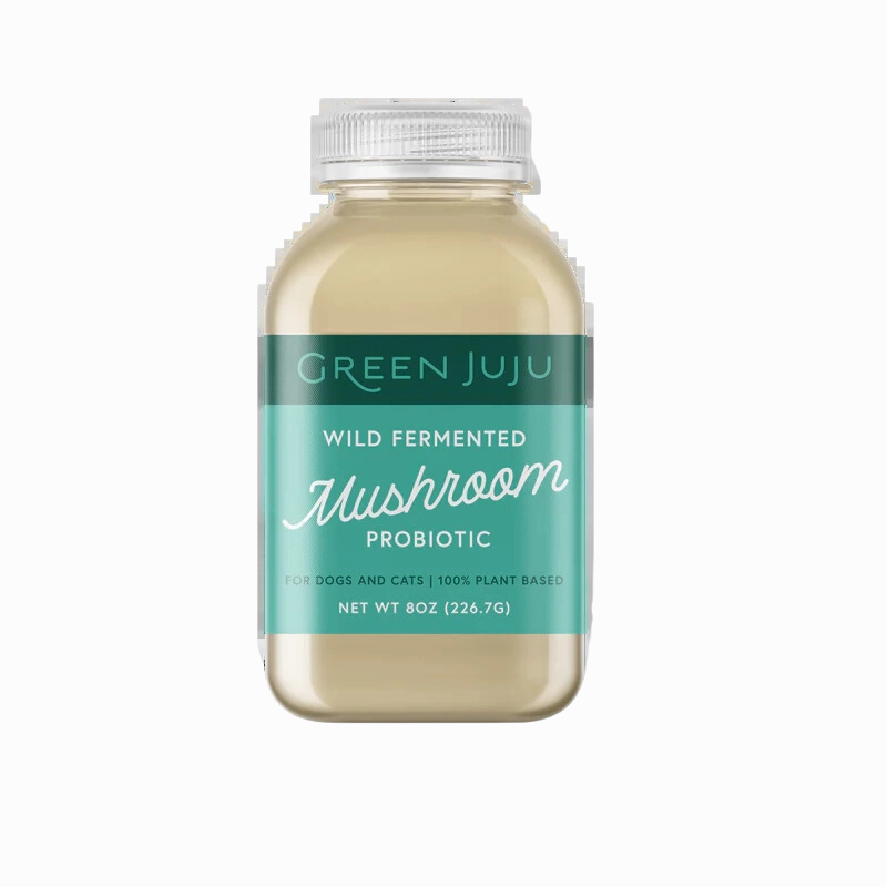 Green Juju Frozen Fermented Mushroom Probiotic 8oz Bottle puppy food,chew toy for puppies,small dog treats