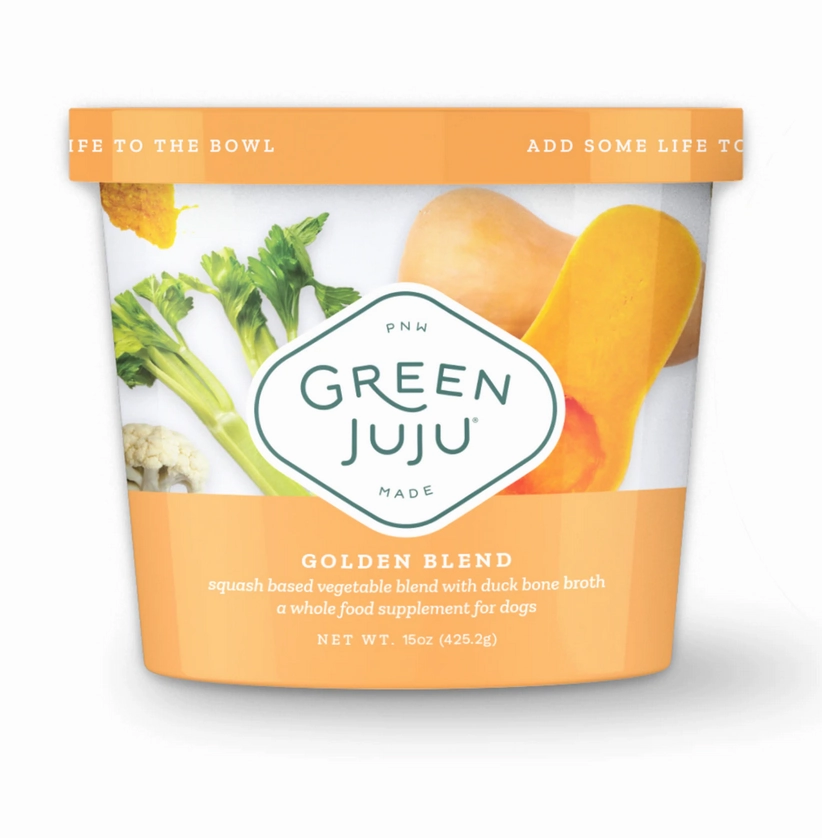 Green Juju Frozen Golden Vegetable Blend frozen raw dog food,raw patties for dogs,raw diet dog food