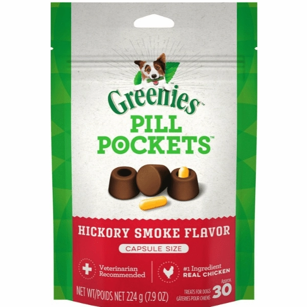 Greenies Pill Pockets Hickory Smoke Flavour Dog Treats