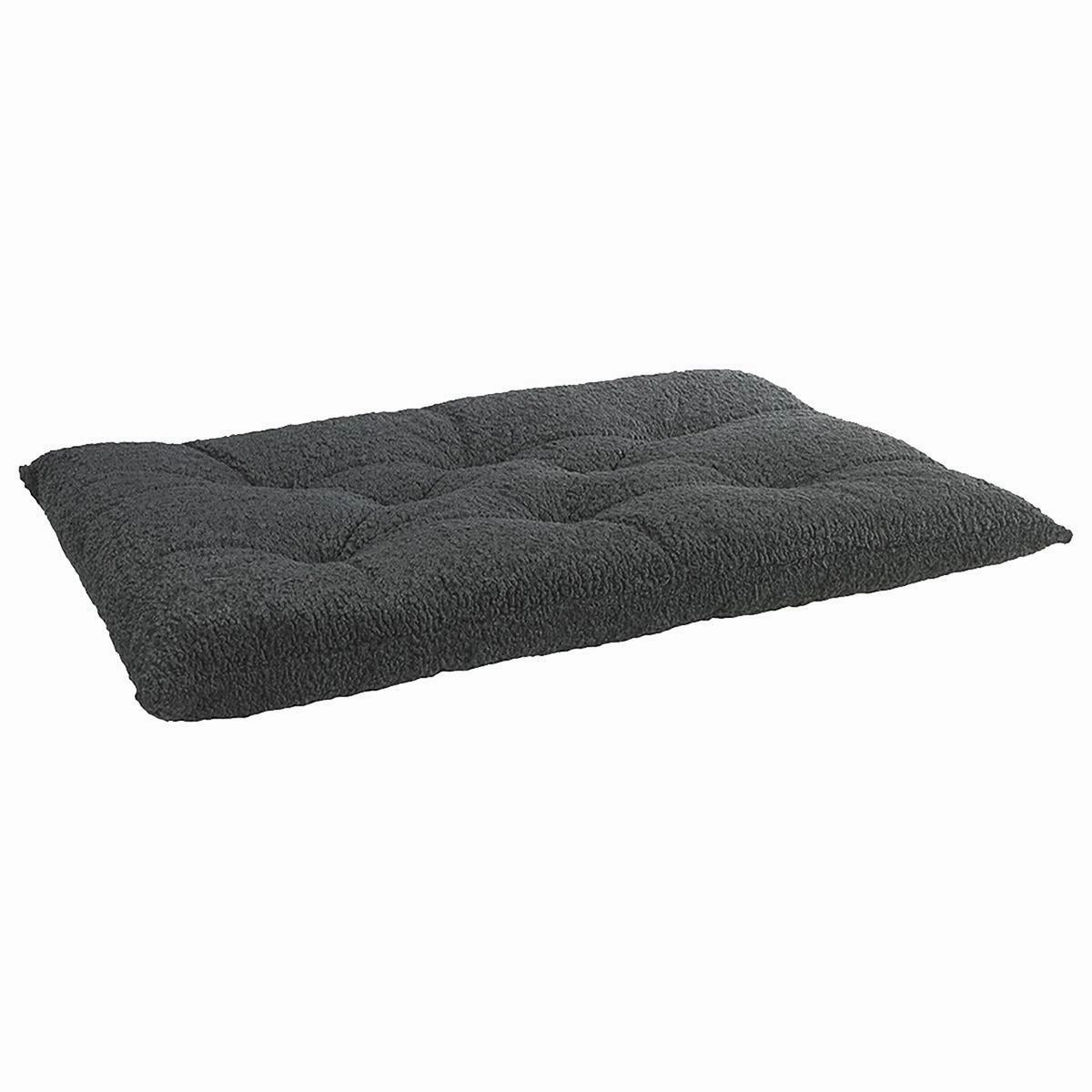 Grey Sheepskin Tufted Cushion Dog Crate Mat crate mat,memory foam pad,dog bed cushion