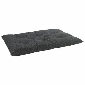 Grey Sheepskin Tufted Cushion Dog Crate Mat crate mat,memory foam pad,dog bed cushion